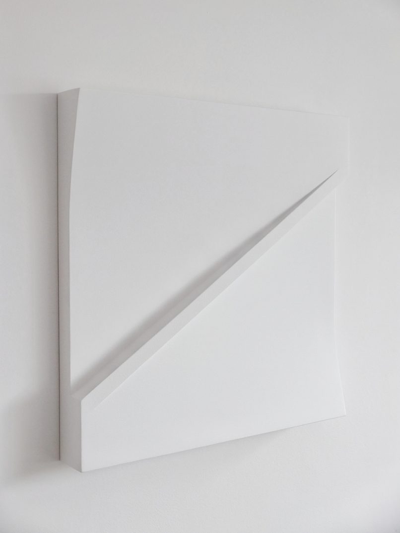 Sander Martijn Jonker, 2016, abstract relief, R164, 60 x 60 cm