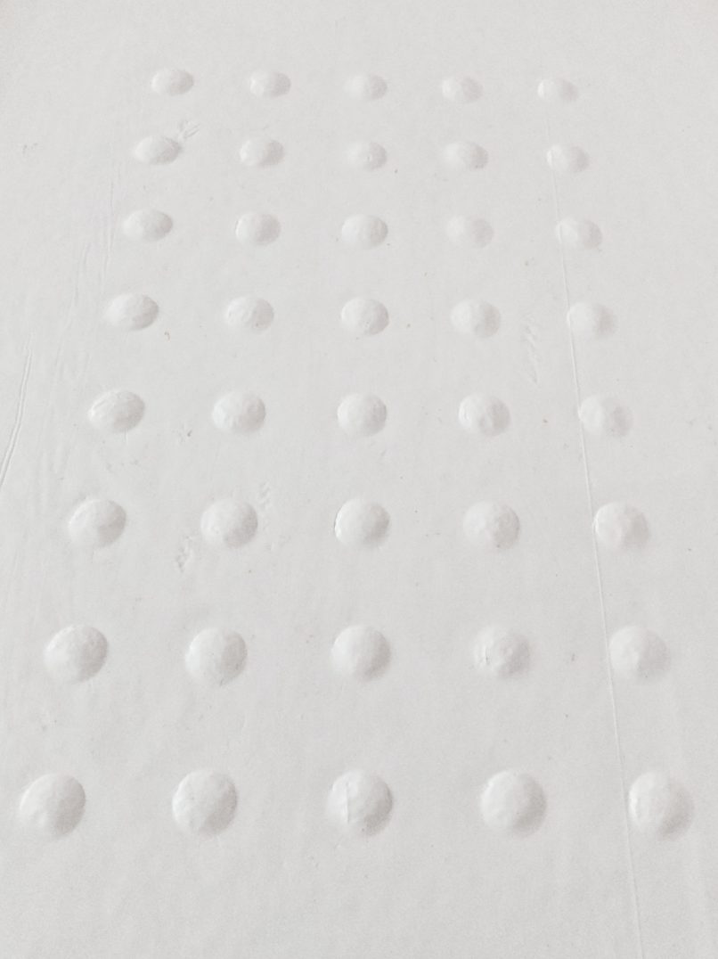 Sander Martijn Jonker, 2018, abstract relief, R181, 40 x 50 cm