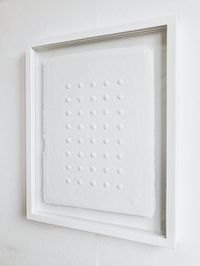 Sander Martijn Jonker, 2018, abstract relief, R181, 40 x 50 cm