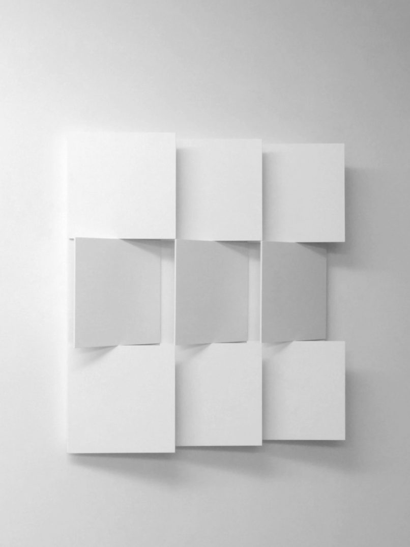 Sander Martijn Jonker, 2016, abstract relief, R167, 60 x 60 cm