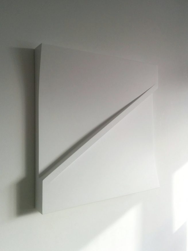 Sander Martijn Jonker, 2016, abstract relief, R164, 60 x 60 cm